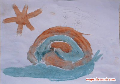 sable de couleur escargot