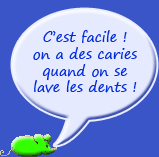 les caries des enfants
