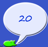 cette petite souris a la bonne réponse ! un enfant a 20 dents de lait