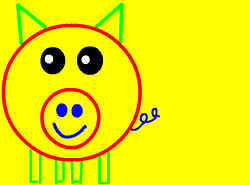 apprendre а dessiner un cochon