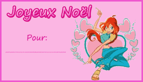 étiquette noel winx