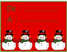 étiquettes de noel